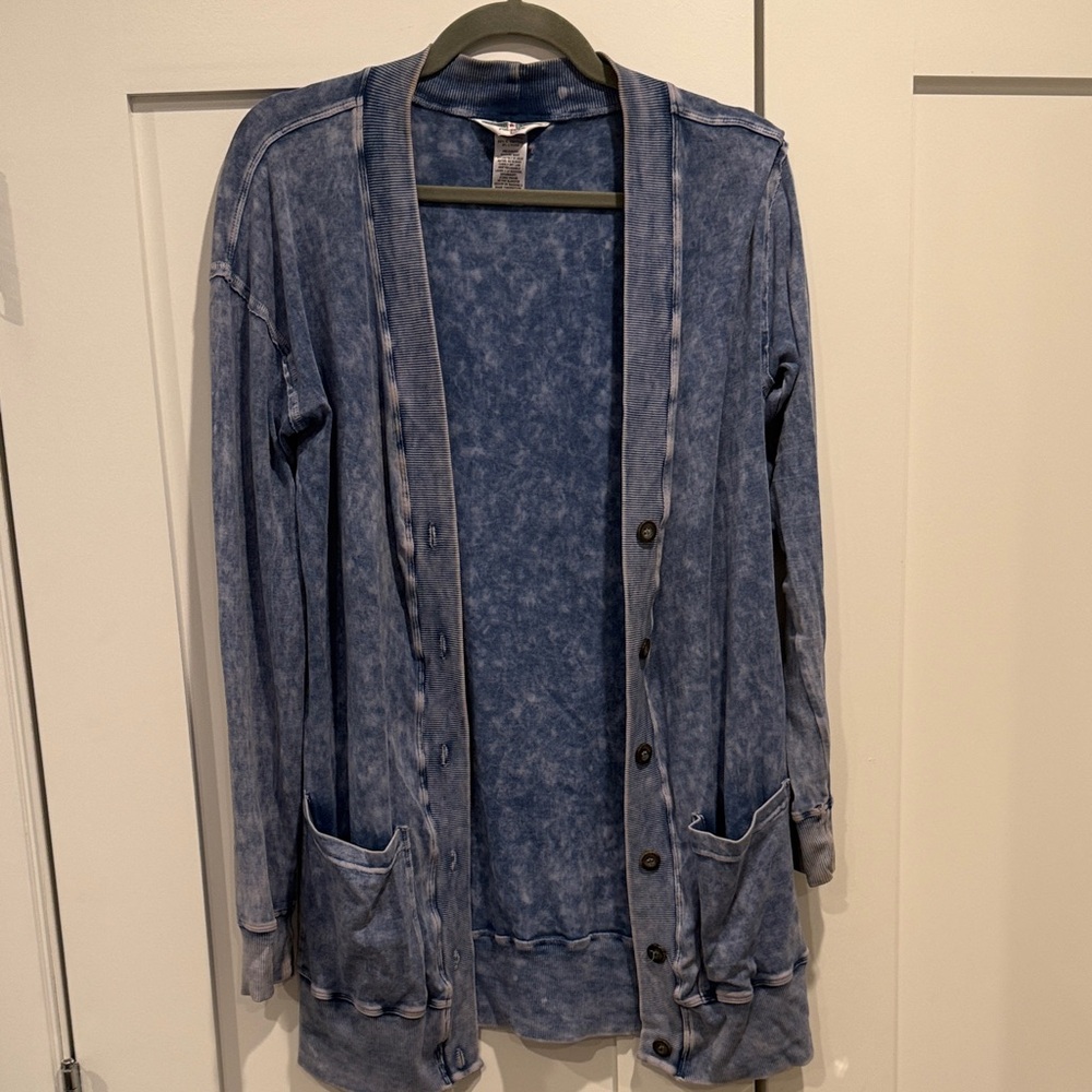 Hard Tail Blue Cardigan